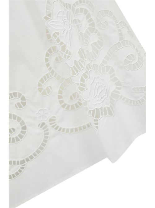 Gonna longuette con ricamo in pizzo NO SECRETS | 251NS240COCCO